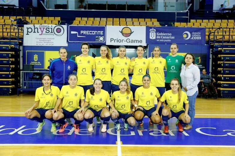 Imagen de la plantilla del Preconte, en el partido del pasado sábado (Foto TA)